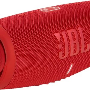 JBL CHARGE 5 - Altavoz Bluetooth portátil con IP67 impermeable y carga USB, color rojo