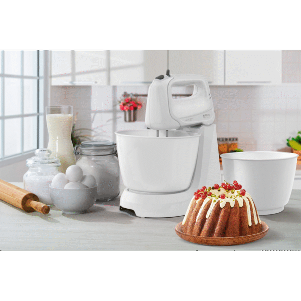 BATIDORA MINI CHEF ARNO H10 4V 2 BOWLS BLANCO 220V