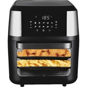 Freidora Air Fryer Speed Digital sin Aceite 1800 W - Negro 12L