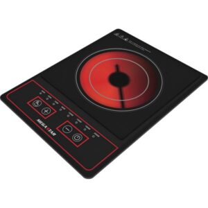 Cocina Eléctrica Infrarroja Mega Star ER68 2000 W 220v - Negro
