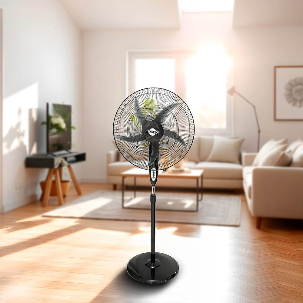 Ventilador de Pie Tokyo Bravisimo 82 W - Negro - Imagen 2