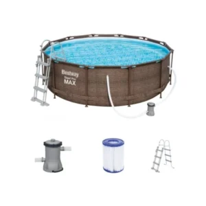 PISCINA BESTWAY 9.150LTS REDONDA DISEÑO RATAN